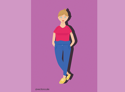 Alice ! animation art design fanart flat illustration illustrator minimal typography vector