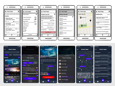 Hyperlocal Event Discovery Application UI UX