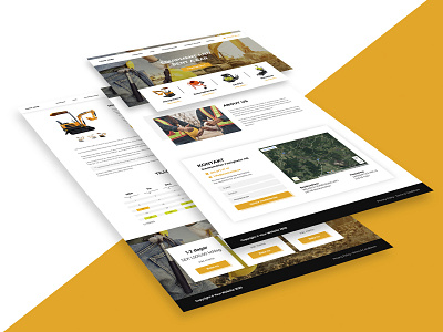 Website for a construction company app art branding creative design icon site ui ux web web design webdesign