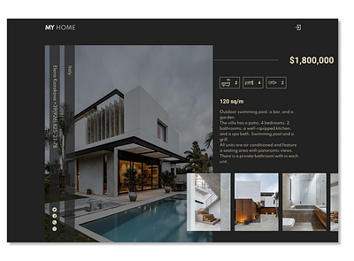 MY HOME design home house realestate thankyou ui ux