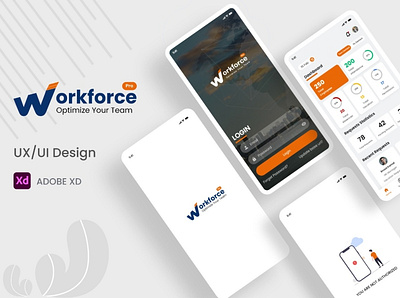 Workforce App Design app ui uidesign uiux ux design