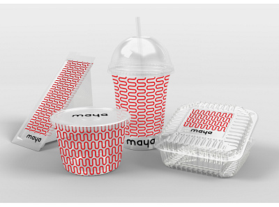 Maya - Clear packaging branding design font design identity design logo logos minimal packaging typography