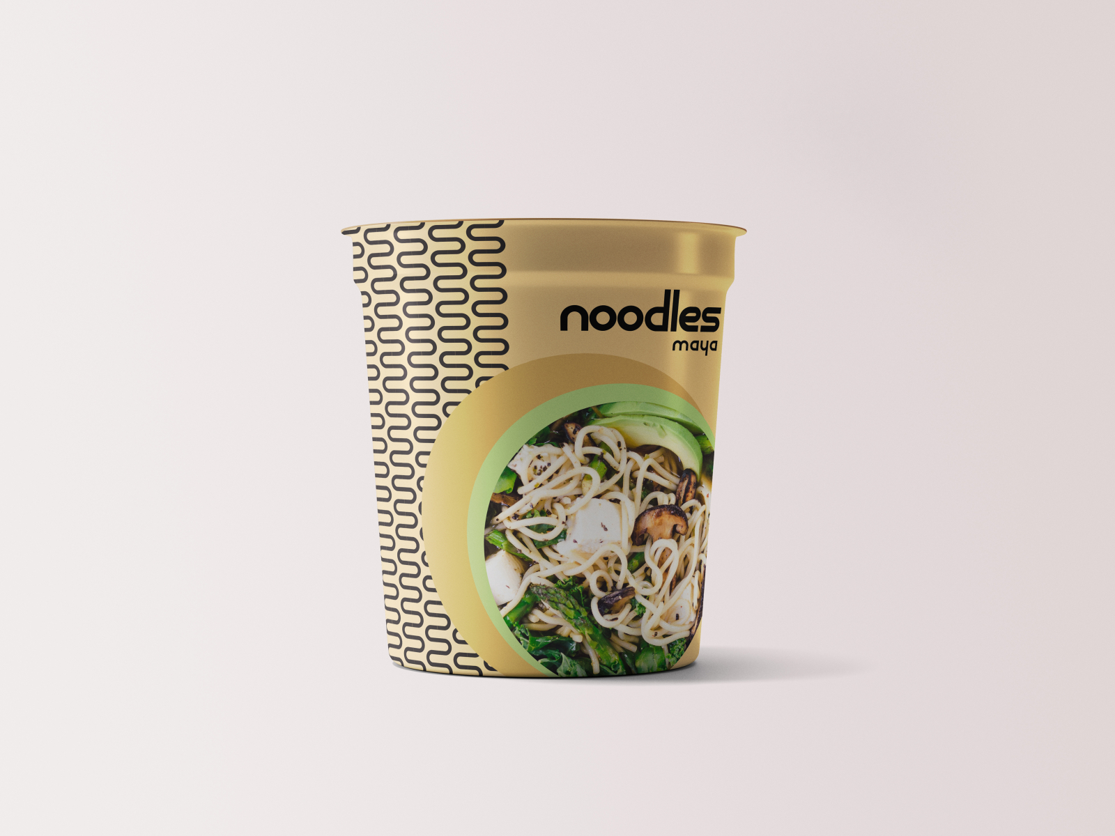 Maya - Noodles Packaging by Darius Enache on Dribbble