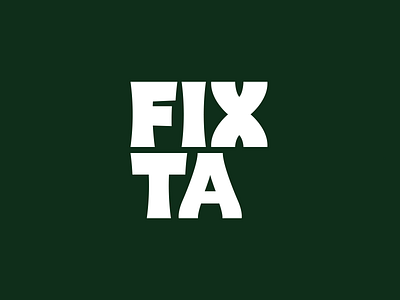 Fixta - Brand Identity Design advertising branding coffee design font design graphicdesign identity logo package packaging