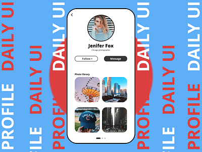 Daily UI 006: User Profile