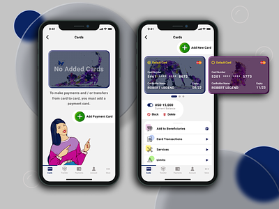 AnimalProtectionCampaign_MobileBankingApp add card animal protection app bubbles card color design icons ios iphone mobile payment shot support transactions typography ui ux