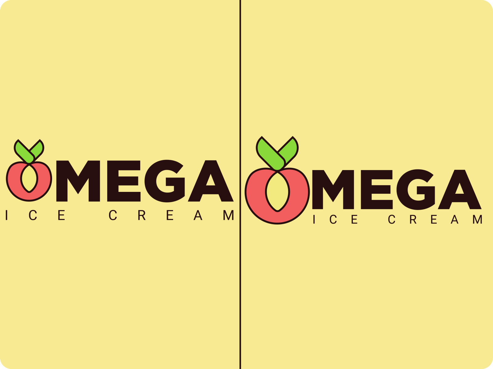 Omega Ice Cream by pritam konar on Dribbble