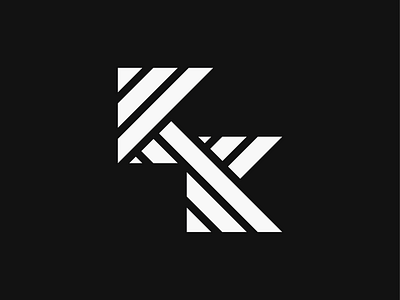 KK Negative Space Monogram