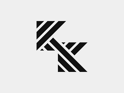 KK Negative Space Monogram