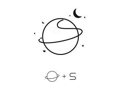 Saturn Logo design illustration logo minimal typeface typography