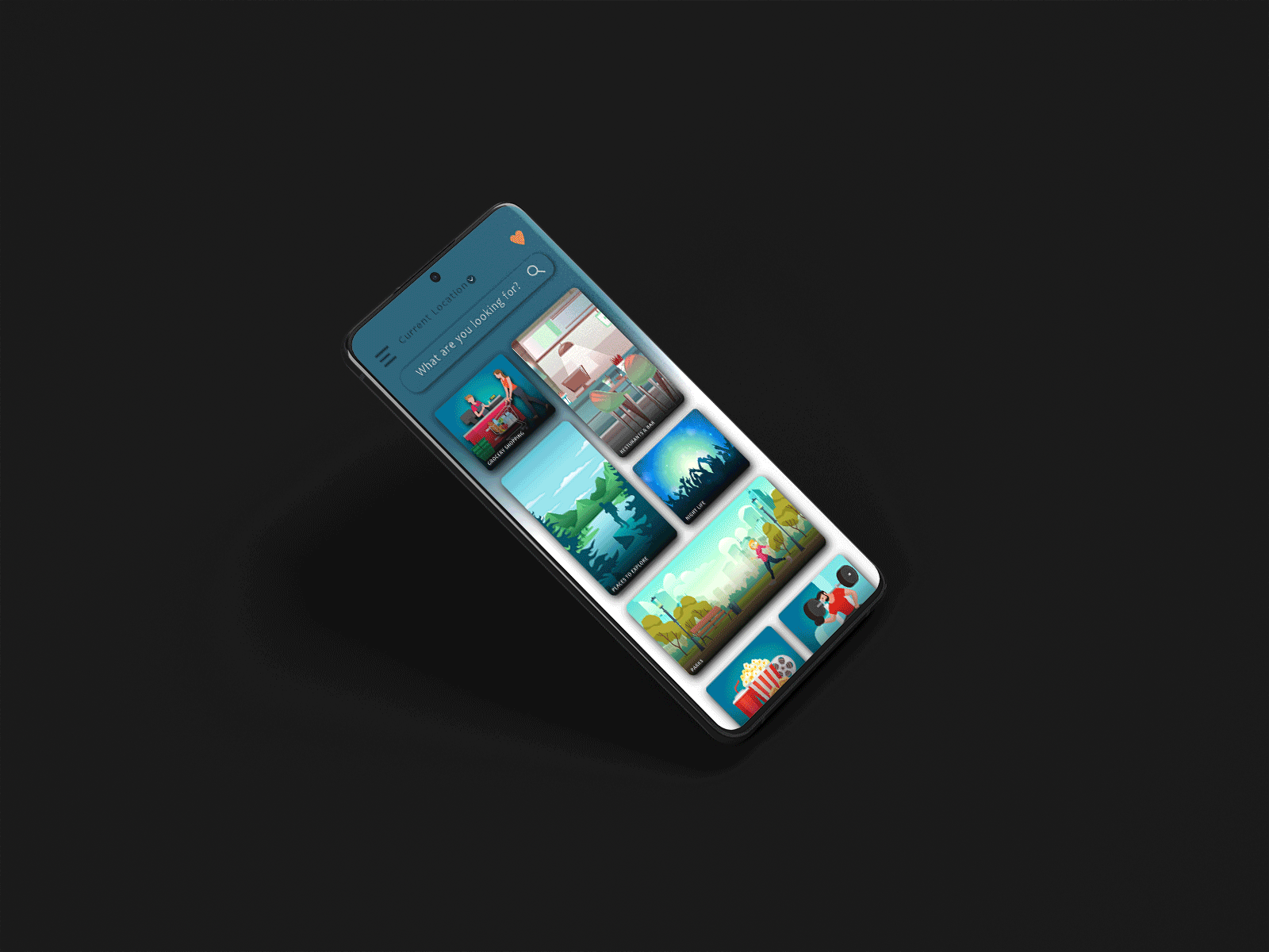 Do local Home Screen adobe illustrator app design gif illustration interaction design ui