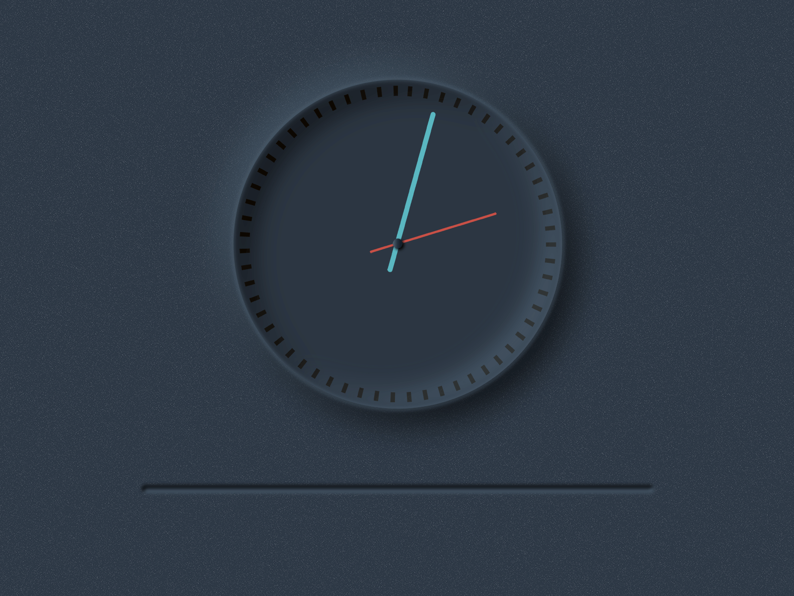 Neomorphic Clock adobe illustrator app design icon illustration interaction design neomorphism ui