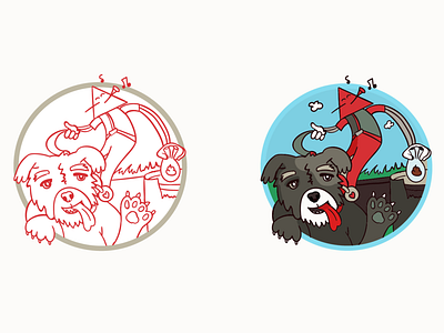 All Dogs are Welcome! charachter design graphic design illustration illustrator process flow vector art