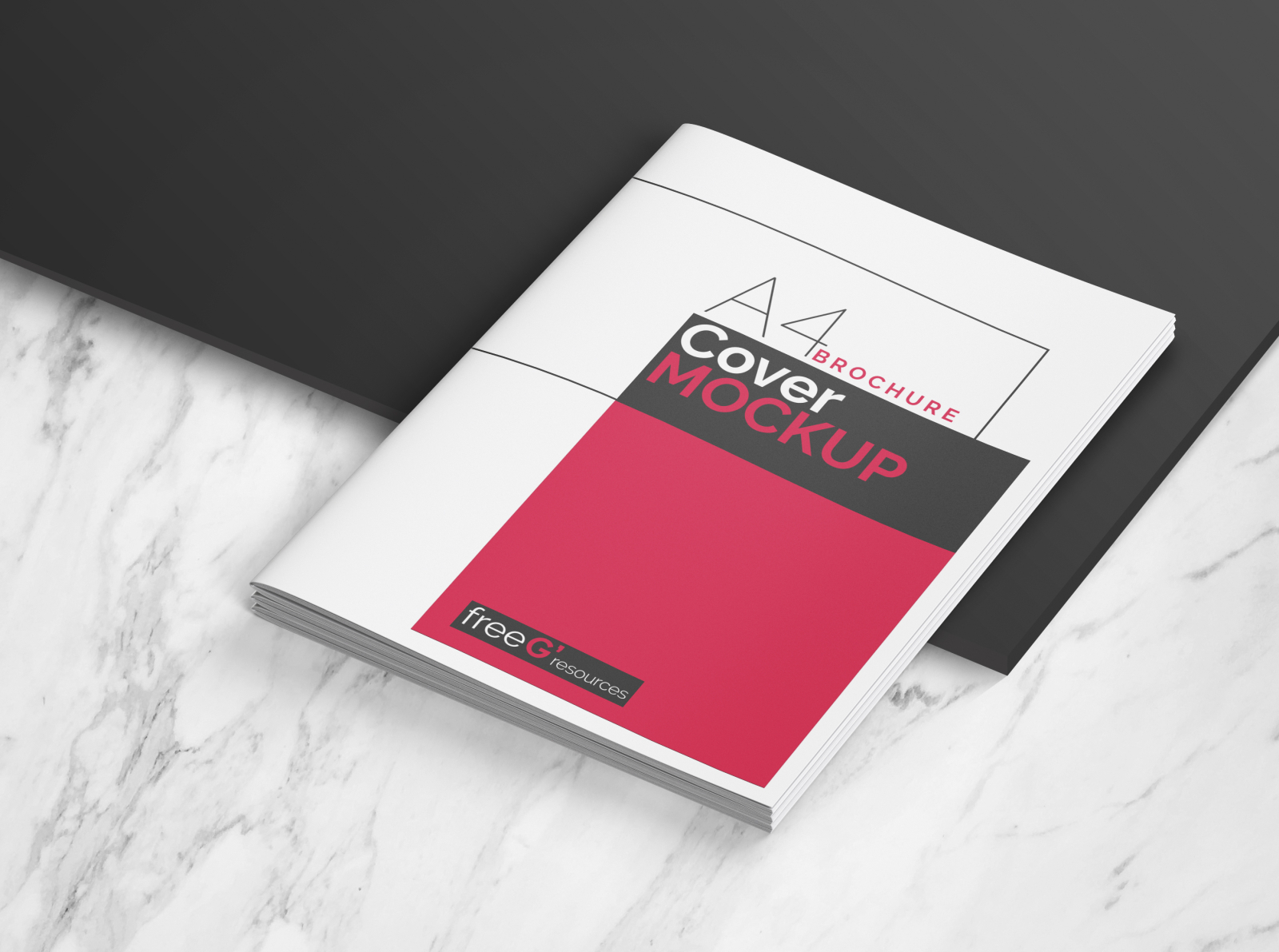  A4  Brochure Mockup  free Download by freeG resources on 