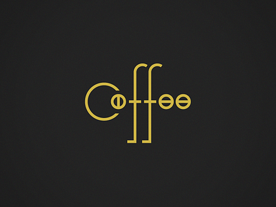 National Coffee Day 2015 bean coffee day lettering type