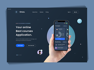 Onco - Landing page