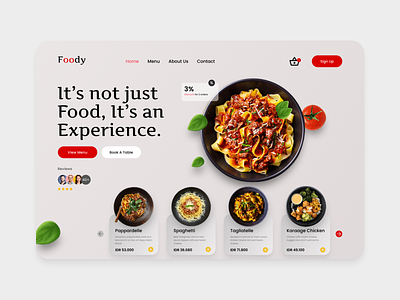 Food Web branding design exploration explore illustration landingpage logo ui uidesign webdesign