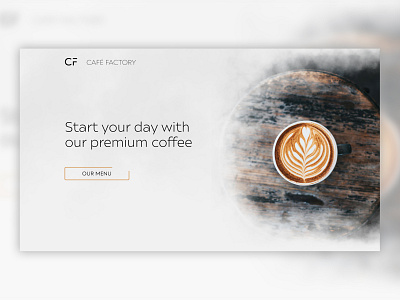 Modern Coffee Shop Webdesign