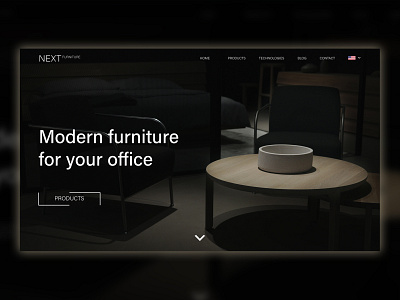 Modern Furniture Website (Dark Look) furniture design furniture store furniture website landing landingpage minimal ui ui design uiux ux ux design uxdesign web web design webdesign website websitedesign websites