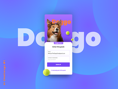 Daily Challenge #1 Sign Up - Doggo Store