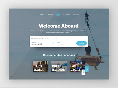 Welcome Aboard design ui webdesign