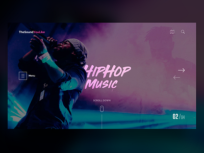 Hiphop Music Web UI