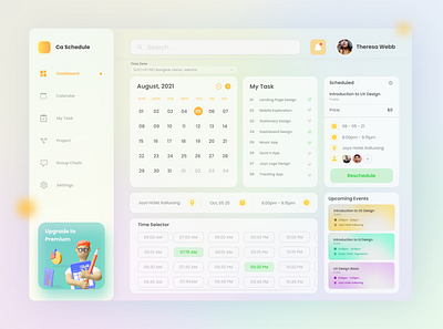 Schedule Dashboard Design app dashboard dashboard app dashboard design design ui uidesign user experience userinterface ux