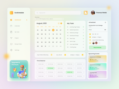 Schedule Dashboard Design