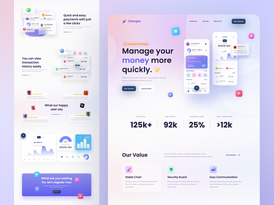 Celengan - E-Wallet Landing Page by Sultan Adi for One Week Wonders on ...