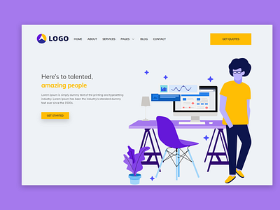 Landing Page HTML Template