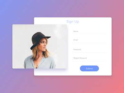 DailyUI #001—Sign Up