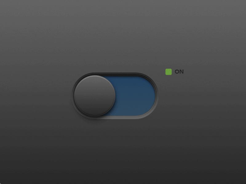 DailyUI #015—On/Off Switch challenge on switch toggle