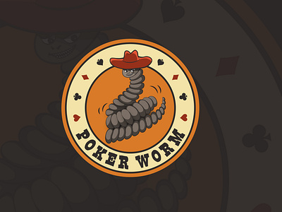 Poker Worm Logo