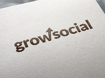 Growsocial Logo Concept branding concept logo logo design