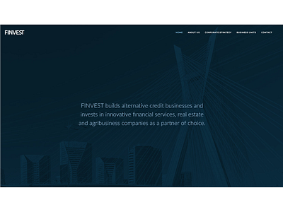 FINVEST website design financial web webdesign