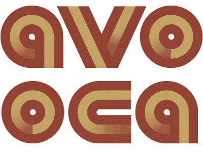 Avoca simple texture typography
