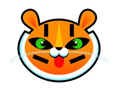 Mascot 2 animal cat mascot orange tiger