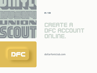 How DFC works app branding desktop fonts lettering type design typography vector website