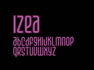 IZEA Rebrand WIP - Rejected #3 lettering logo rebrand typeface typography vector