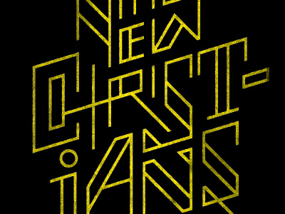 The New Christians editorial typography