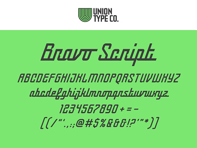 UTC Bravo Script custom fonts headline headline fonts letterforms lettering type type design type foundry typography website