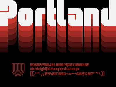 UTC Portland Font custom fonts headline headline fonts letterforms lettering type type design type foundry typography website