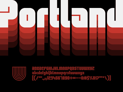 UTC Portland Font