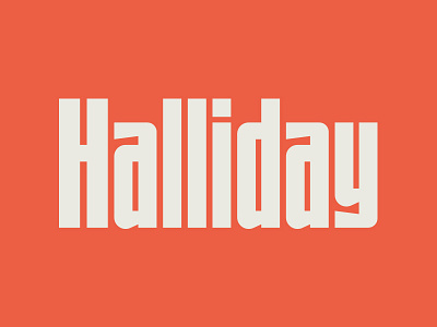 UTC Halliday Font WIP