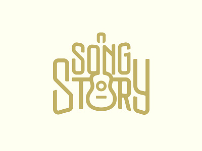 Song Story branding custom illustration lettering ligatures logo logotype music type typography vector