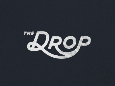 Drop Logo typography