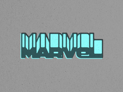 Marvel Drib logo typography