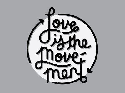 TWLOHA - Love Is The Movement apparel typography