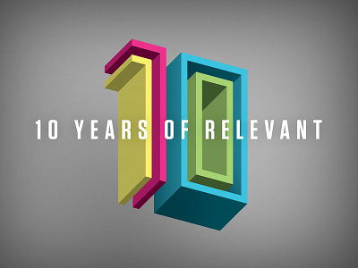 10 Years of RELEVANT editorial typography