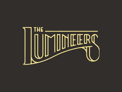 The Lumineers typography